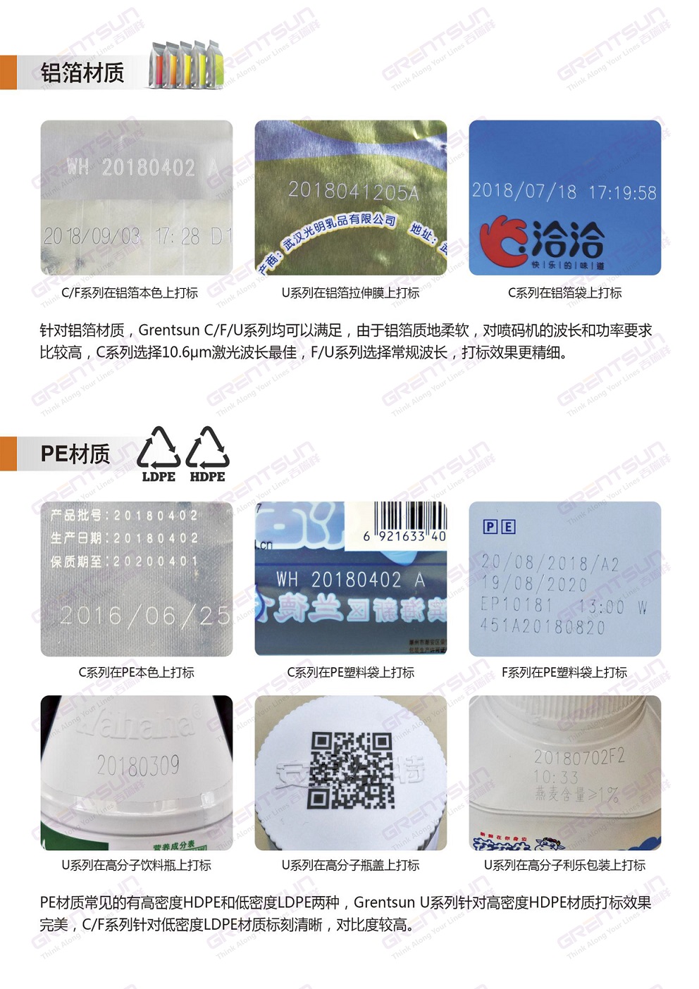 食品行業(yè)打生產日期的激光打碼機怎么選